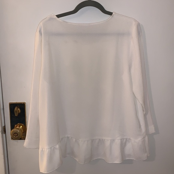 Sezane Jerry Blouse - white - Picture 6 of 10